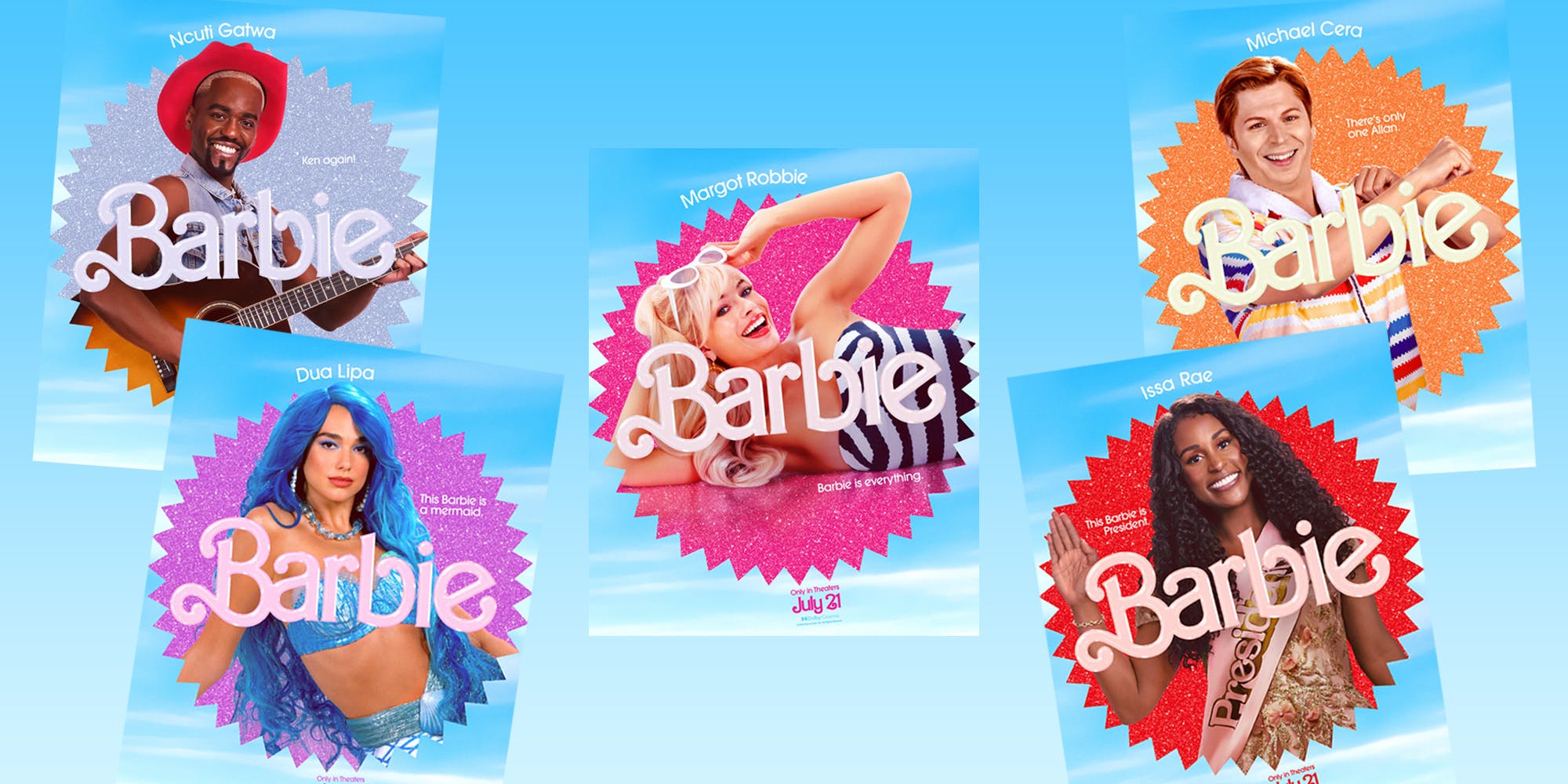 Collage of Popular Barbie Movie Posters