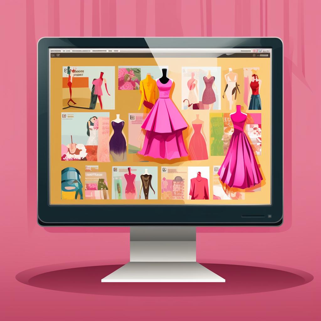 Several Barbie dress up games displayed on a computer screen